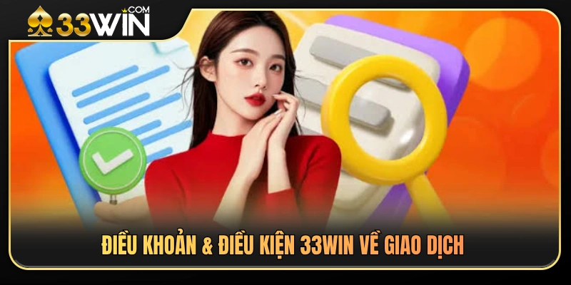 Điều khoản & điều kiện 33WIN 2 Quy định quan trọng liên quan đến hoạt động giao dịch